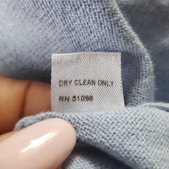 Acrobat Blue Lightweight Hi-Low Hem Oversized Sweater XS/S - Picture 8 of 8